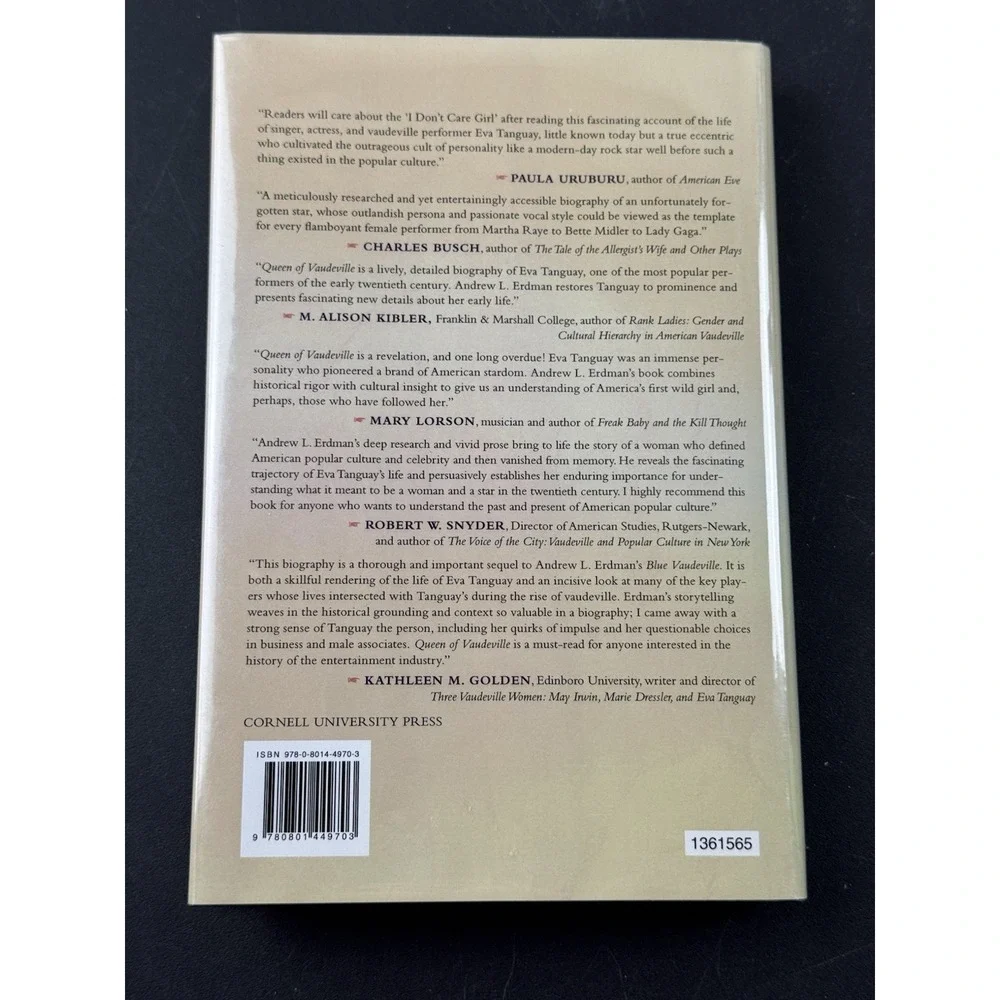 Queen of‎ Vaudeville : The Story of Eva Tanguay Hardcover Andrew L  Erdman
